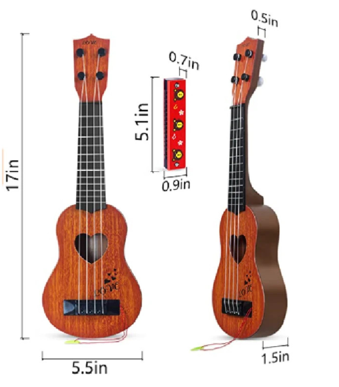 Acoustic Guitar Toy Kids Music Learning Instrument Educational Toys Child Fun