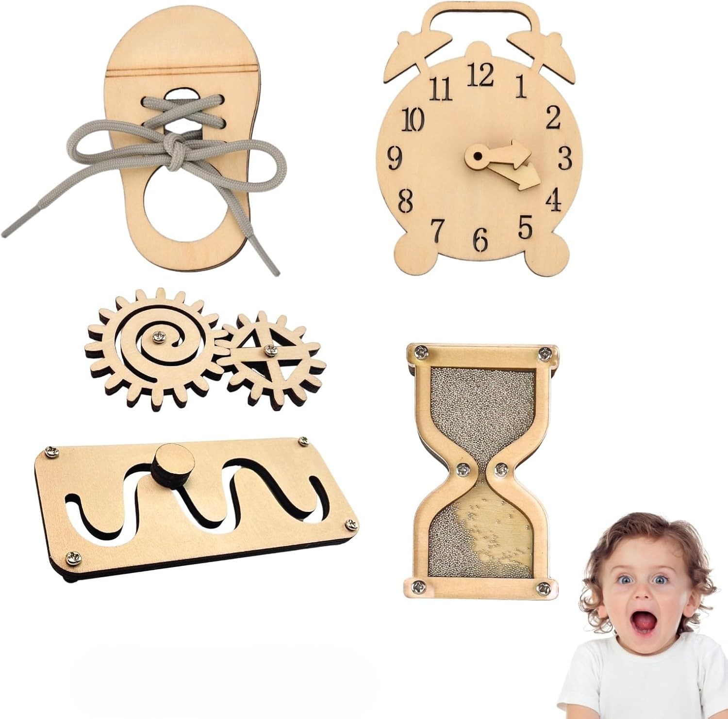 5 pieces Busy Board Diy Parts – DIY Materials for Parents – Sensory Board Access