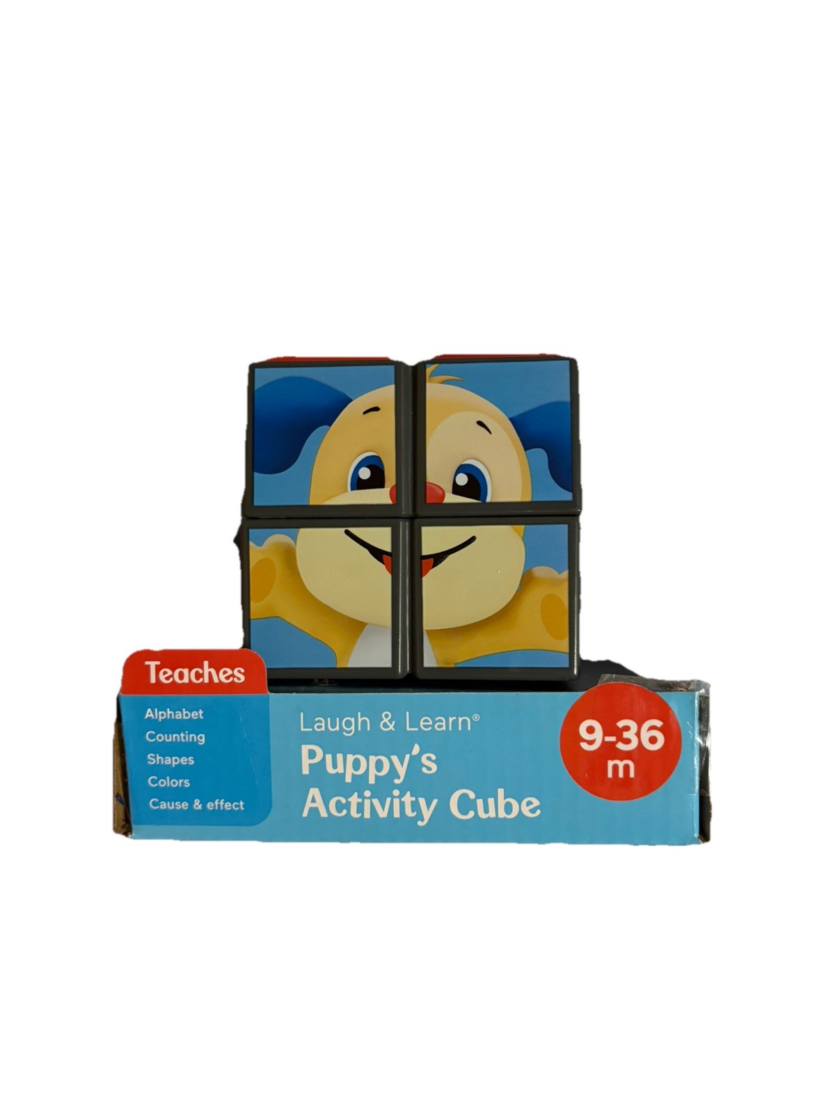 Fisher-Price Laugh & Learn Puppy Activity Cube Musical Toy Age 9-36 Months