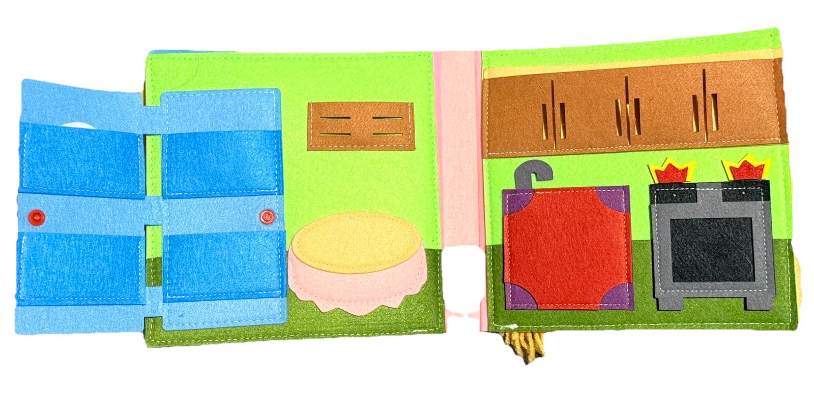 Felt Book / Busy Book for Toddlers – Interactive Pretend Play & Learning Toy
