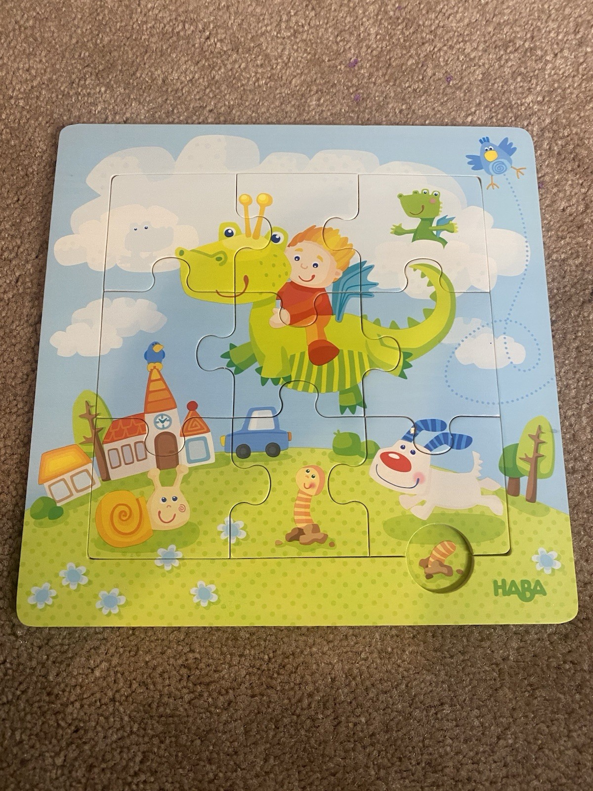 HABA Wooden Discovery Puzzle for Kids
