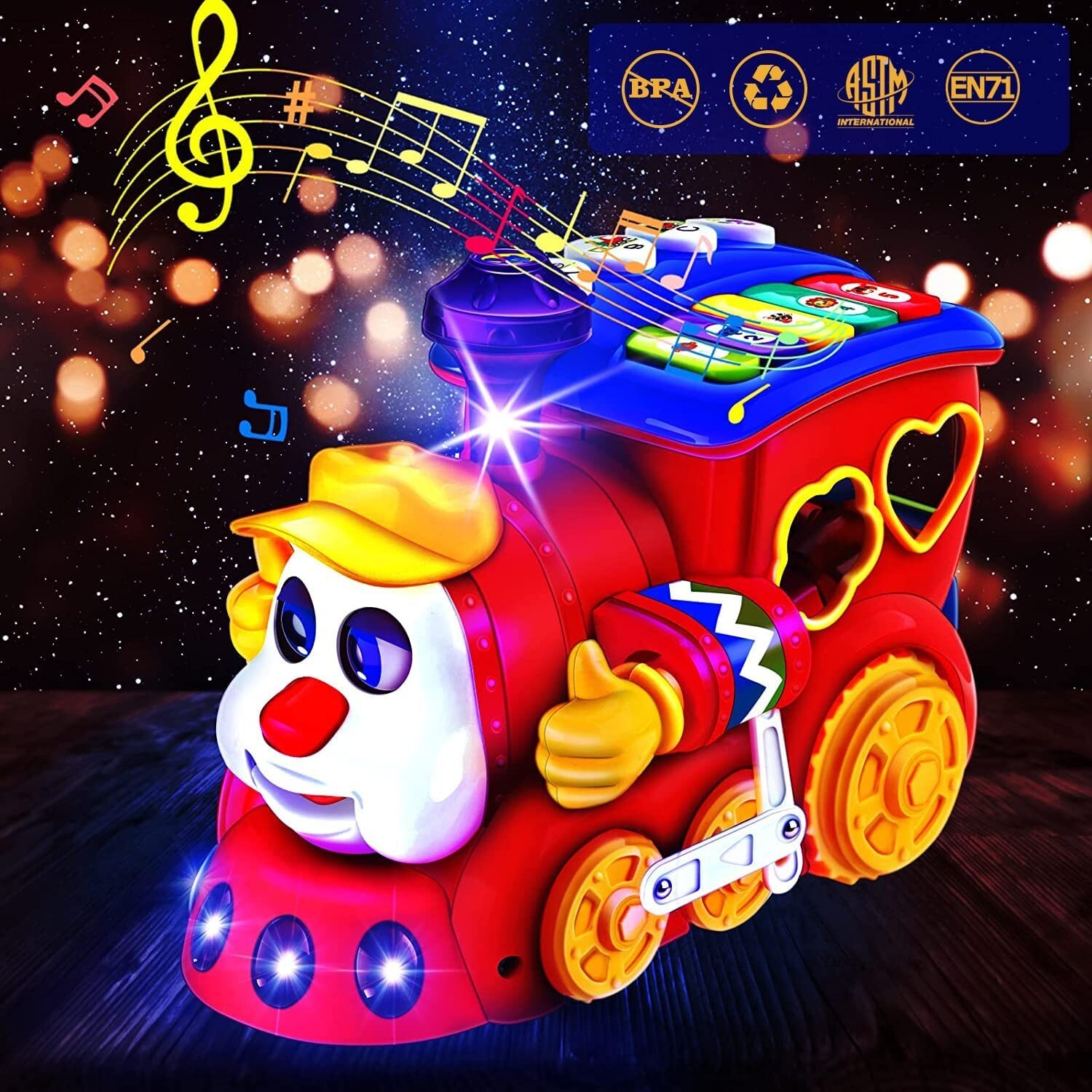 Baby Toys 12-18 Months Musical Train Kids Toys for 1 2 3 4+ Year Old Boys Girls