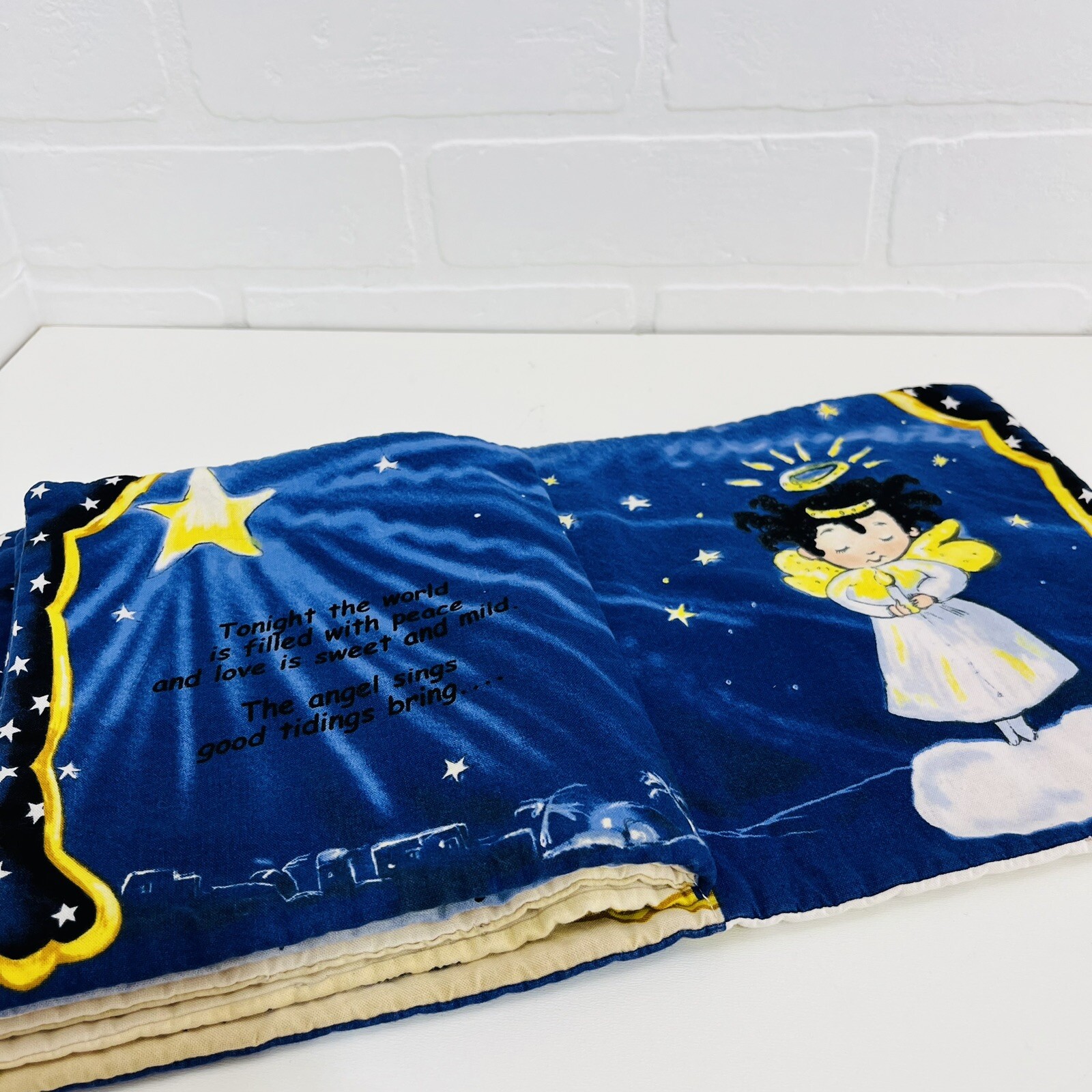 Baby Toy Christmas Gift. Cloth Fabric Book. Story of Jesus’s Birth.