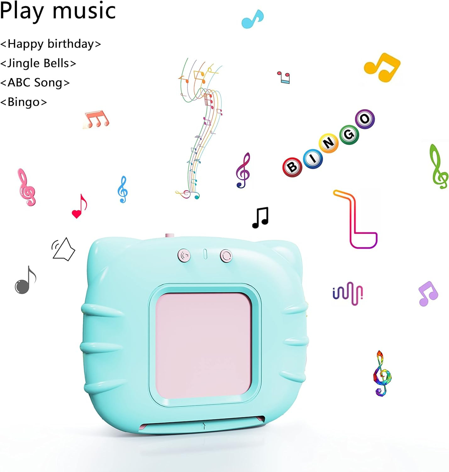 Audible Learning Toy with Music for Toddler Age 1 2 3 4 5, 520 Sight Words Flash