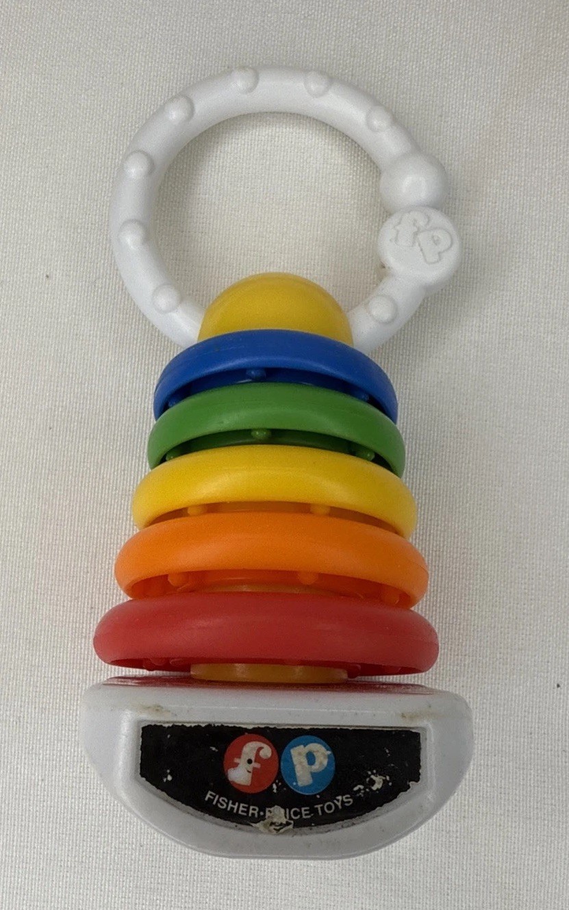 FISHER PRICE MINI CLASSIC TOY REPLICA ROCK A STACK