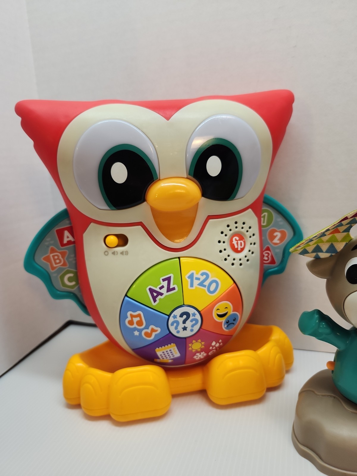 Fisher Price Interactive Linkimals Lot Owl & Koala, Moose Learn ABC Lights Toy