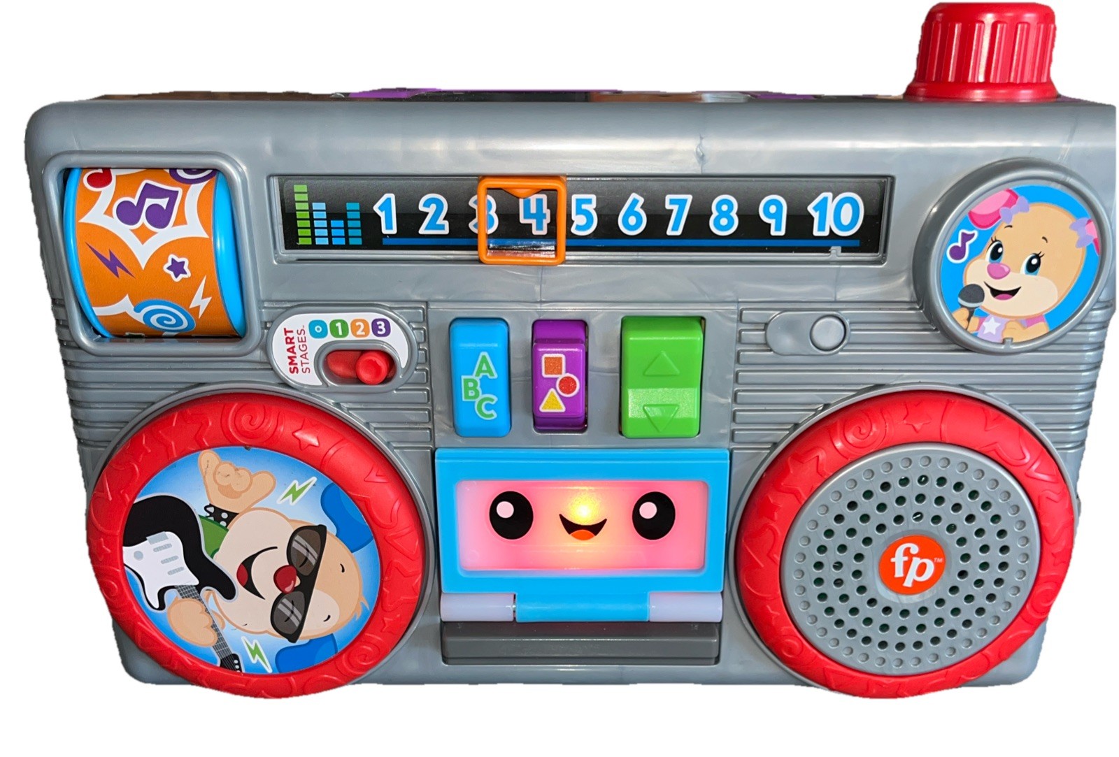 Laugh & Learn Busy Boombox Fisher Price Letters Numbers Learn Spanish Ages _b6