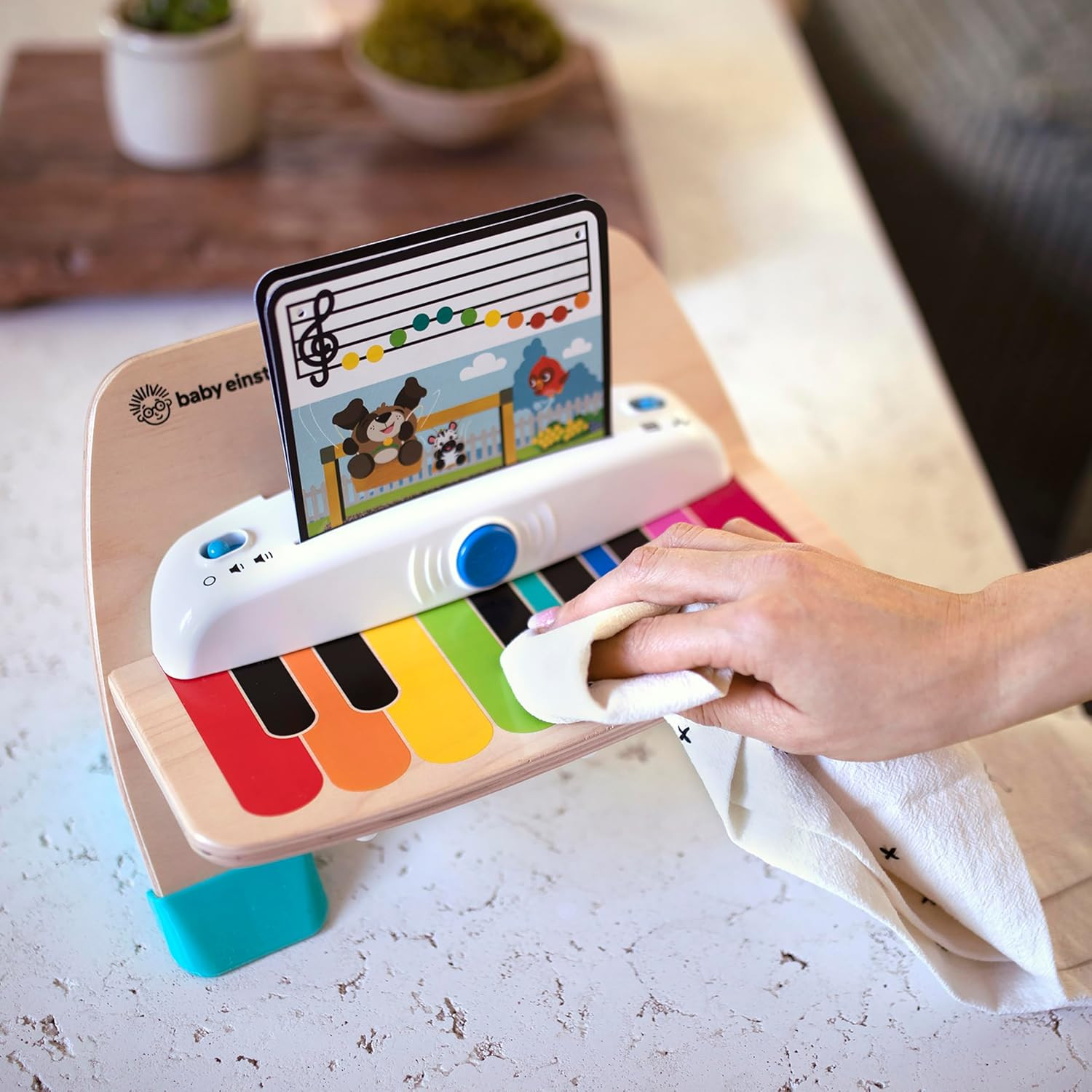 Baby Einstein Hape Magic Touch Wooden Piano Toy 6M+