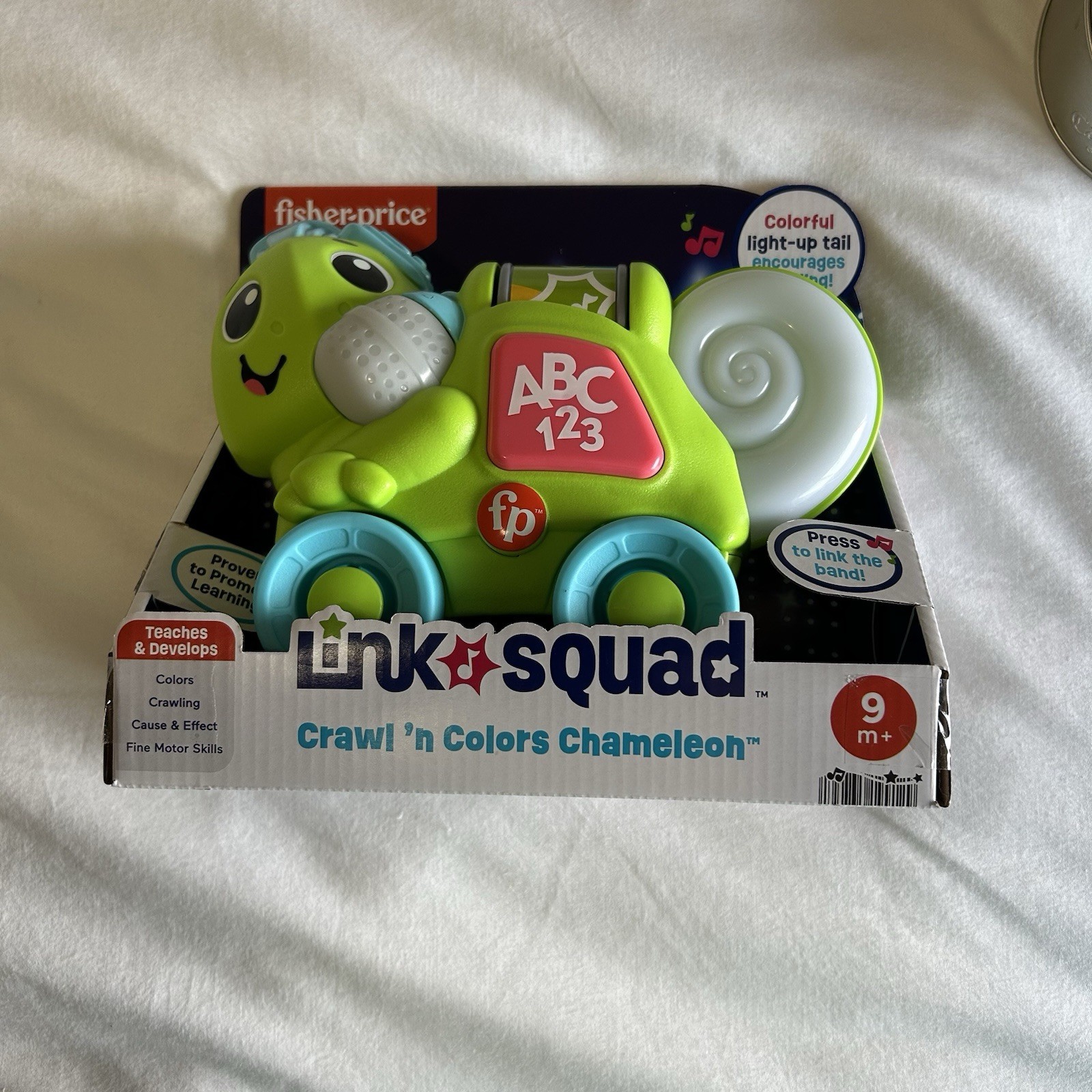 Fisher Price Link Squad Crawl n Colors Chameleon Interactive Learning Toy