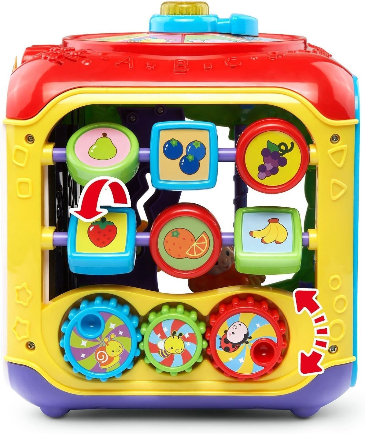 Bright Red Activity Cube for Toddlers – Encourages Fine Motor Skills & Learning
