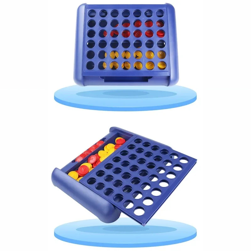 Foldable Connect 4 In A Line Board Game Classic Party Chess Family Toy Early