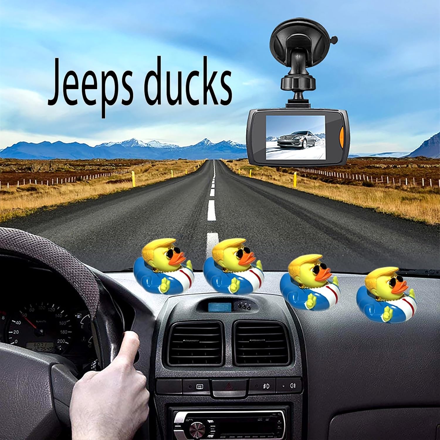 Jeeps Duck Rubber Duckies Trump Collection Baby Bath Ducking Toy Car…