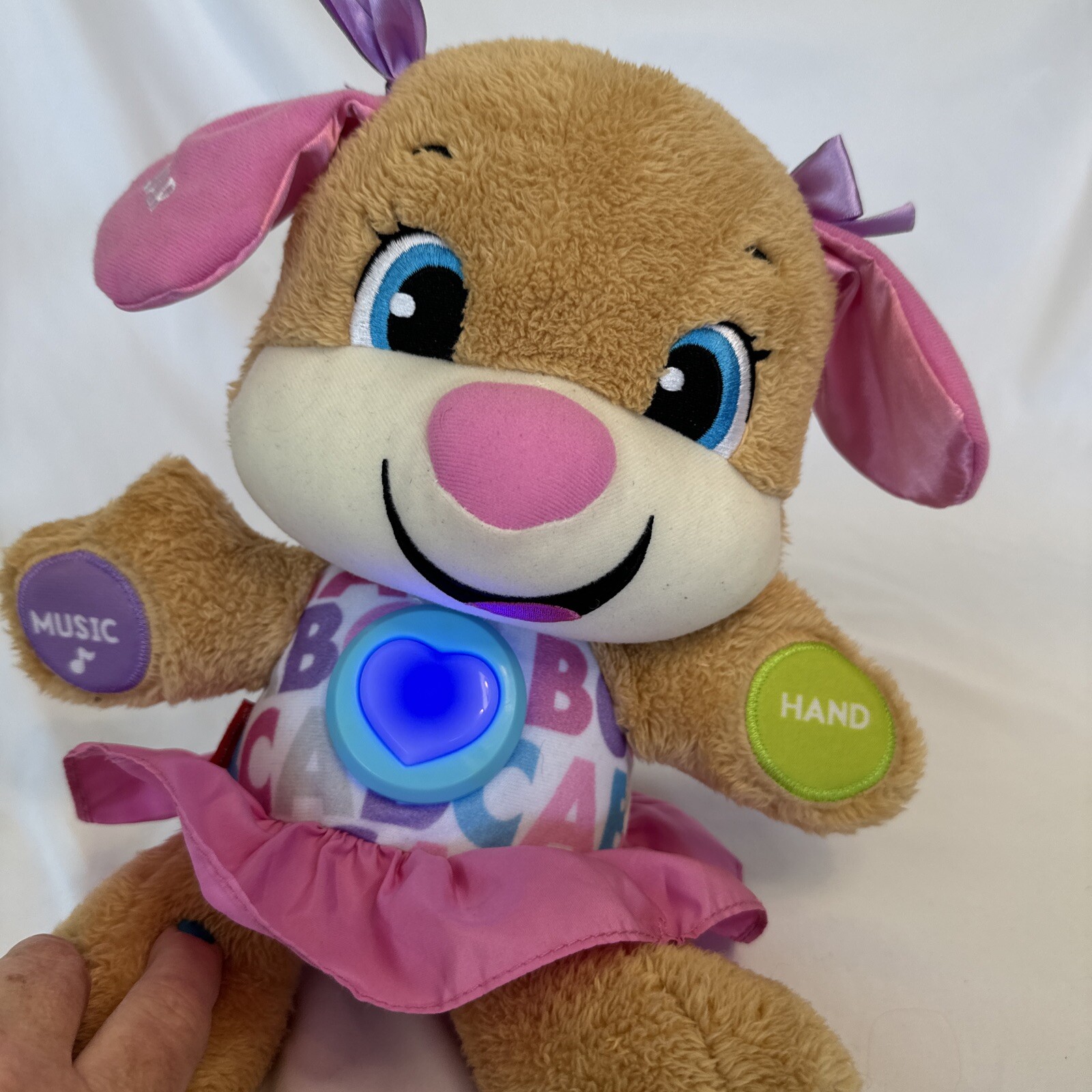 Fisher Price Laugh & Learn Smart Stages Sis Interactive Plush Toy Ages 6-36 Mos.
