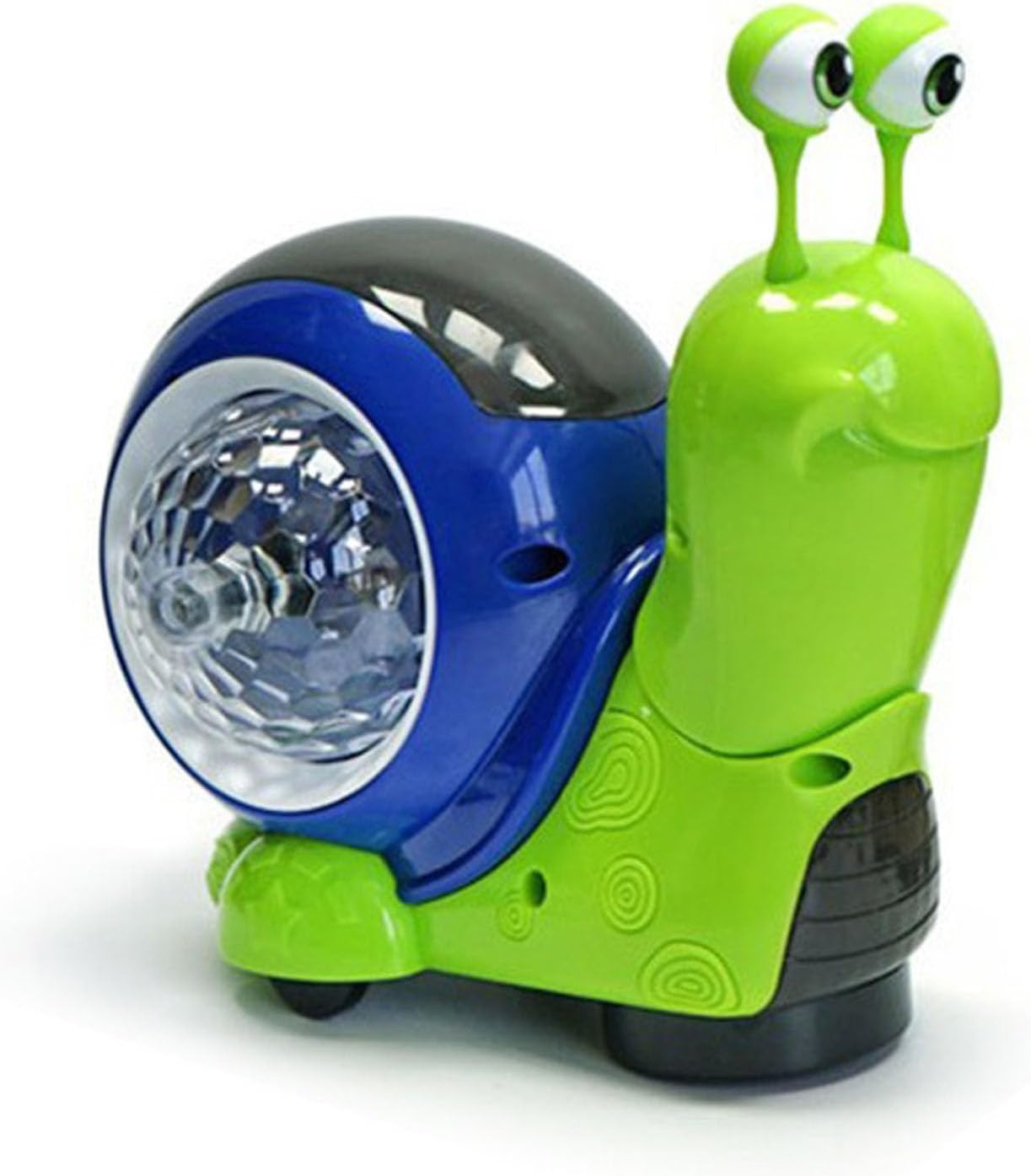 Interactive Electric Snail Baby Toy with Music and Lights, Vegetable Size