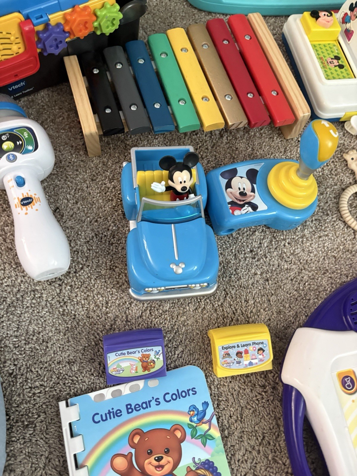 Huge Toddler Toy Lot Learning Toys Musical Piano LeapFrog Fisher Price VTech