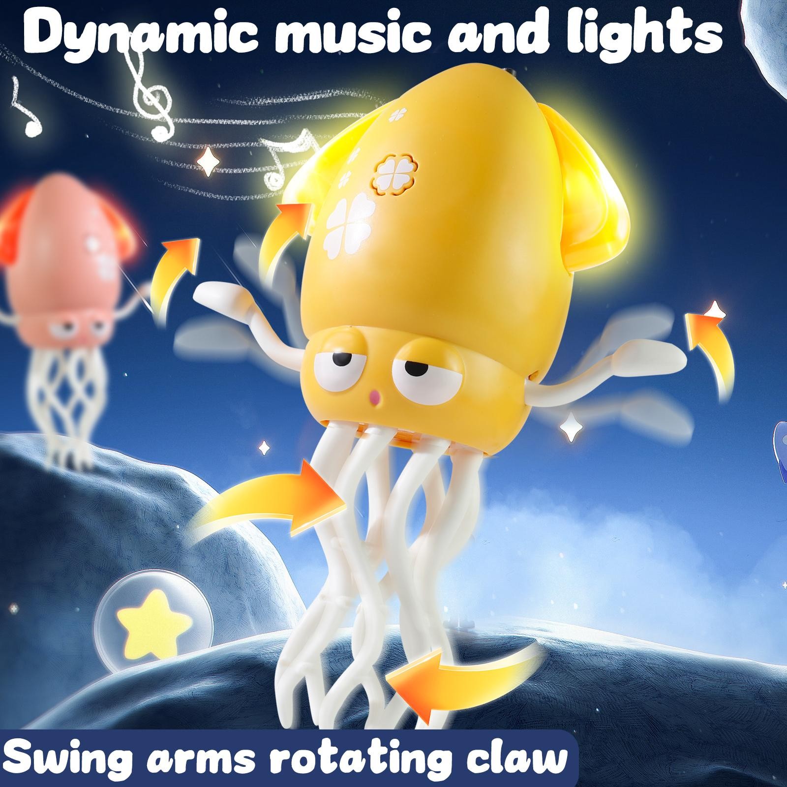 Dancing Squid Baby Toy Soft Wiggle Music Early Learning Toddler Gift Toy