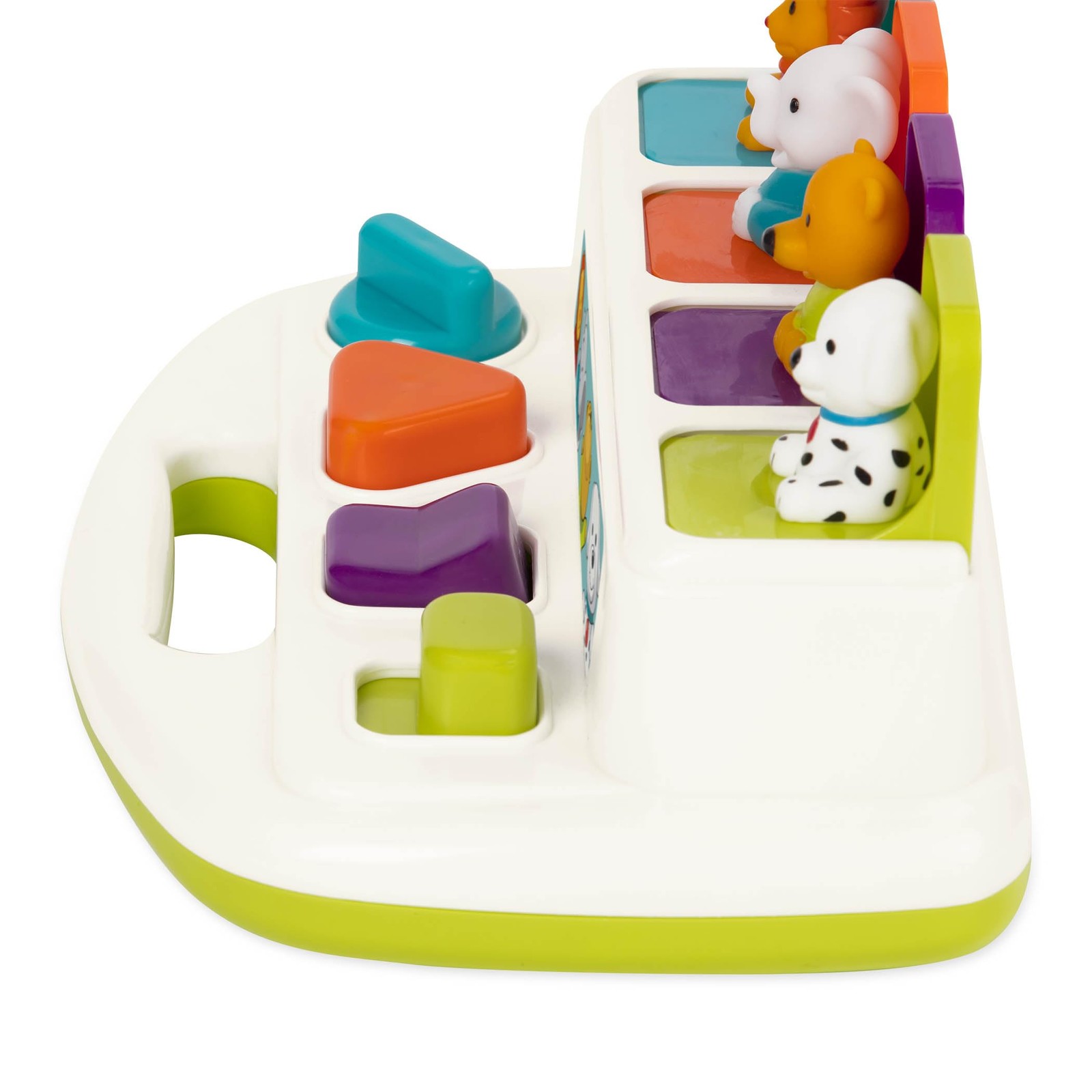 Battat – Cause-and-Effect Toy – Developmental with Buttons Medium, Multi