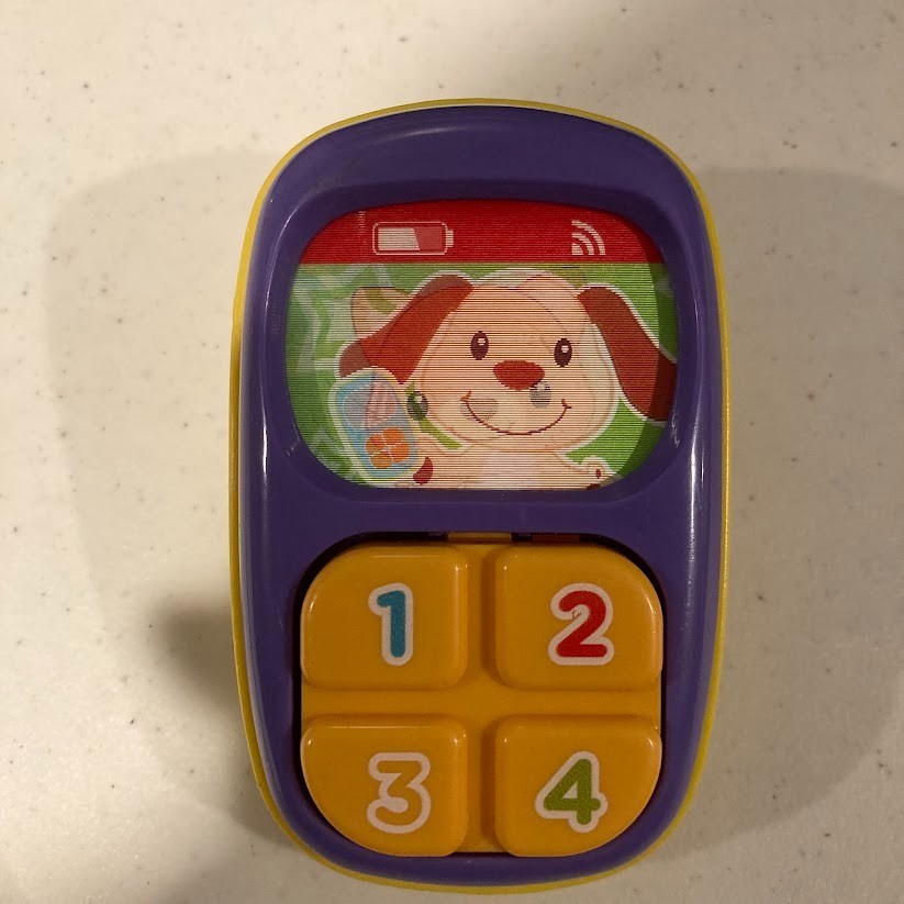 VTech Stroll & Discover Activity Walker PHONE Replacement Yellow Purple Dog Cat