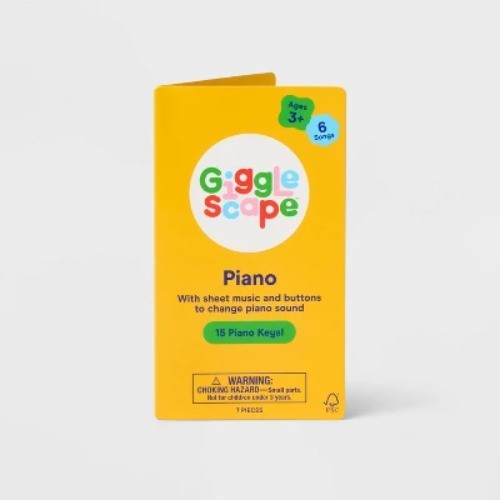 Piano – Gigglescape: Musical Toy for Toddlers, Plays Music, Ages 3+, Includes