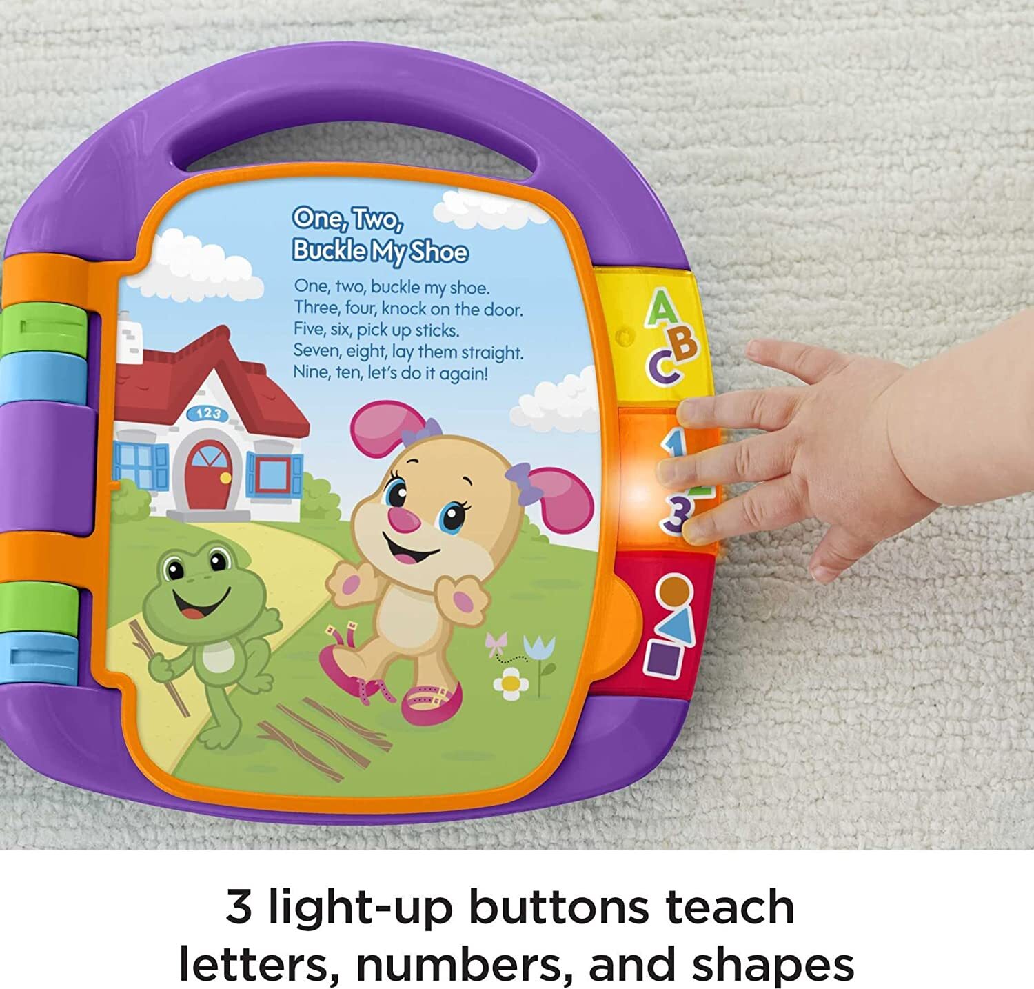 Fisher-Price Laugh & Learn Storybook Rhymes with Lights and Sounds CDH24 NEW