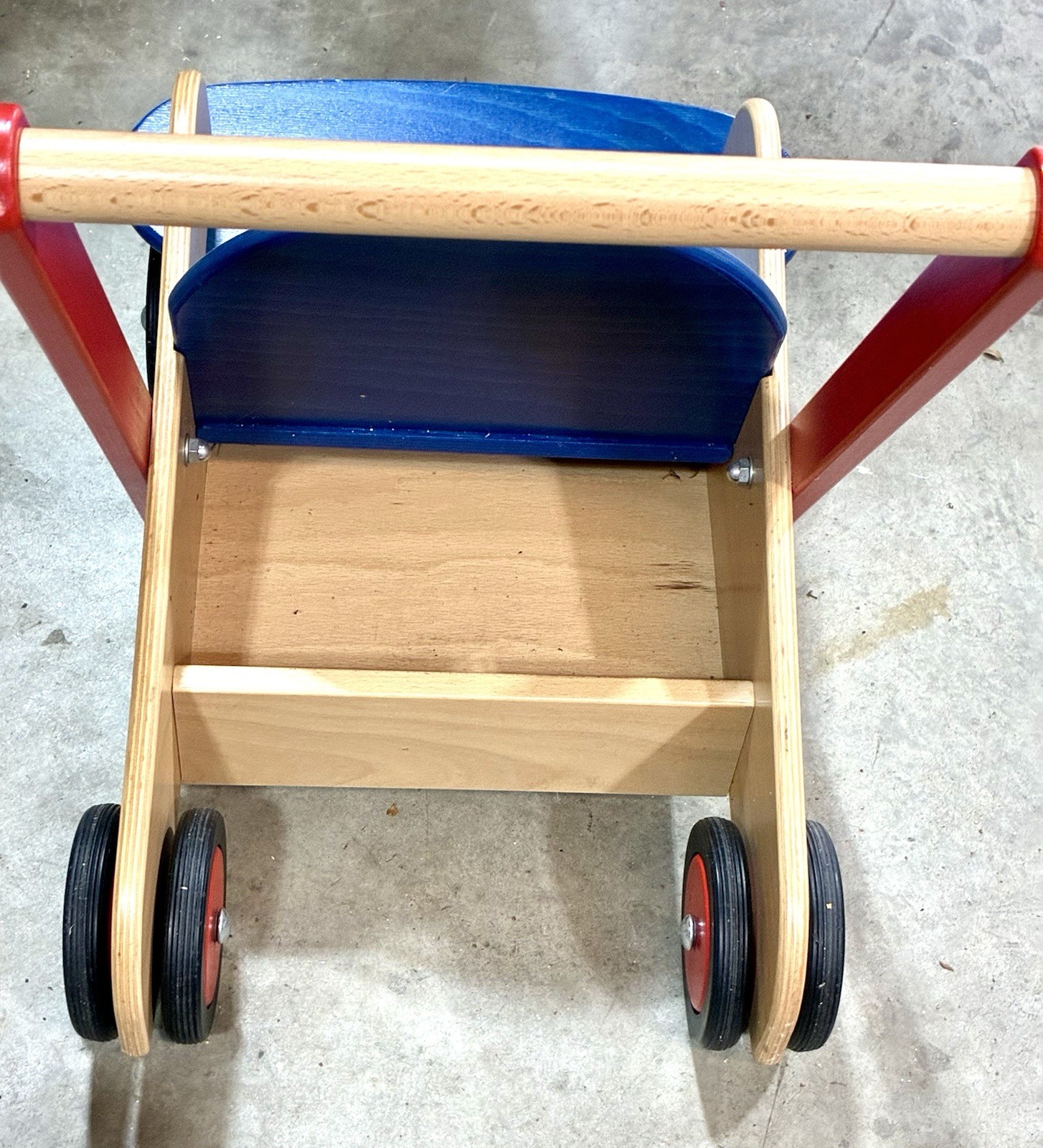 Baby HABA Walker Wagon – First Push Toy with Seat & Storage for 10 Months and Up