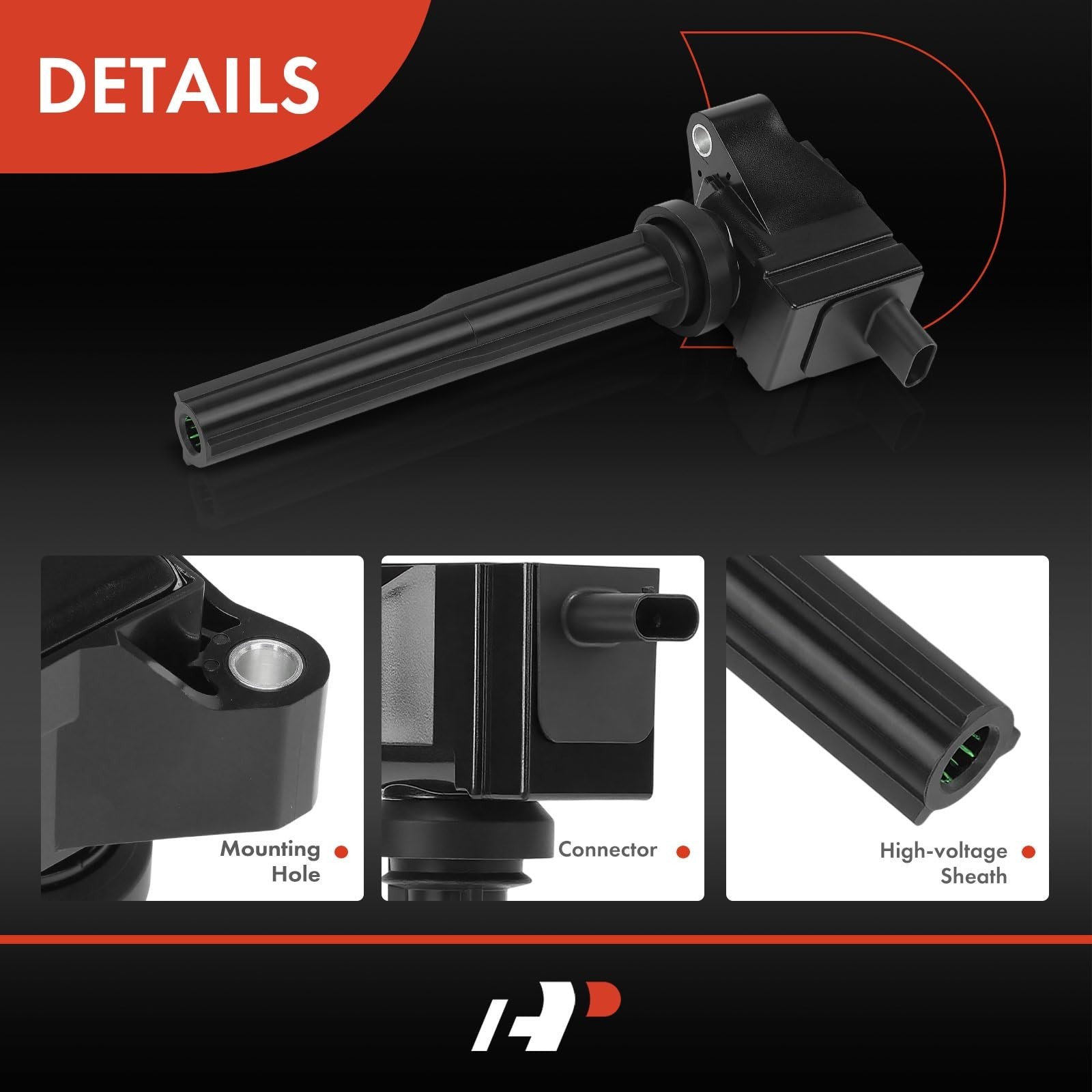 A-Premium Engine Ignition Coil Pack Compatible with Ford F-150 2021-2024, Exp…