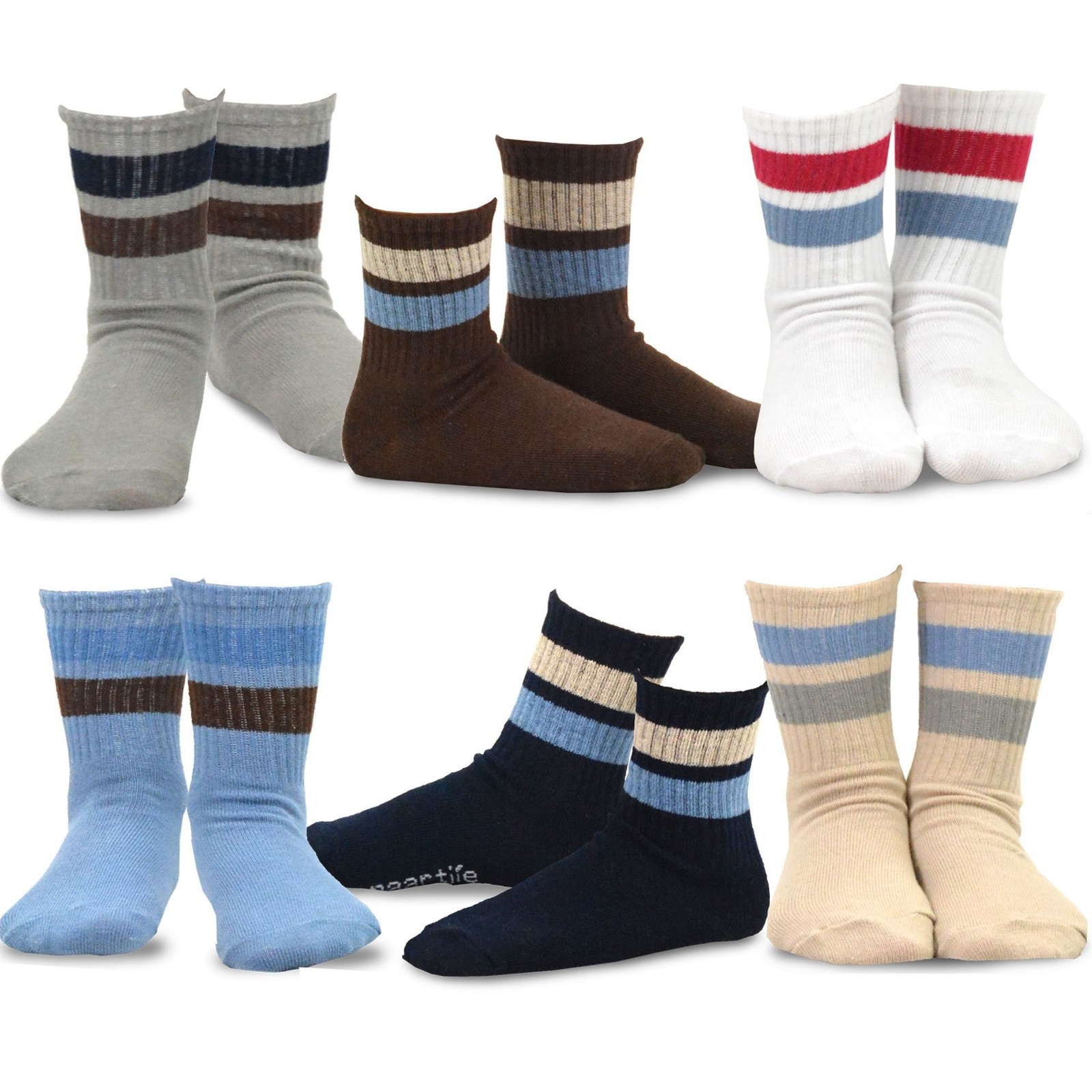 TeeHee Little Boys and Toddlers Casual Sports Novelty Cotton Crew Socks 18 Pa…