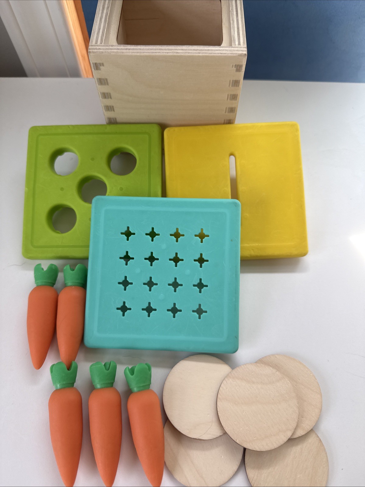 Lovevery Coin Bank Carrot Drop Box Wood Toy Montessori From Babbler Kit Complete
