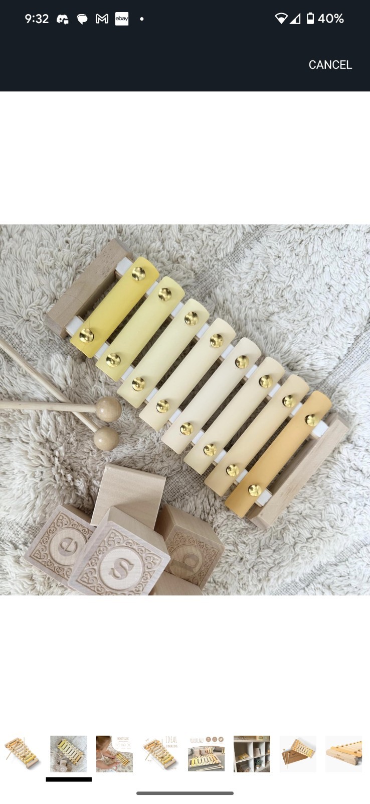 Addy&Oakley Neutral Xylophone – Gender Neutral Baby Toy – Montessori Wooden…