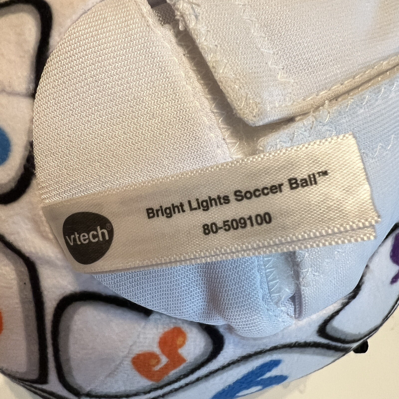 V Tech Bright Lights Soccer Ball Musical Light Up Sensory Toy 6-36 Mos. Toddler