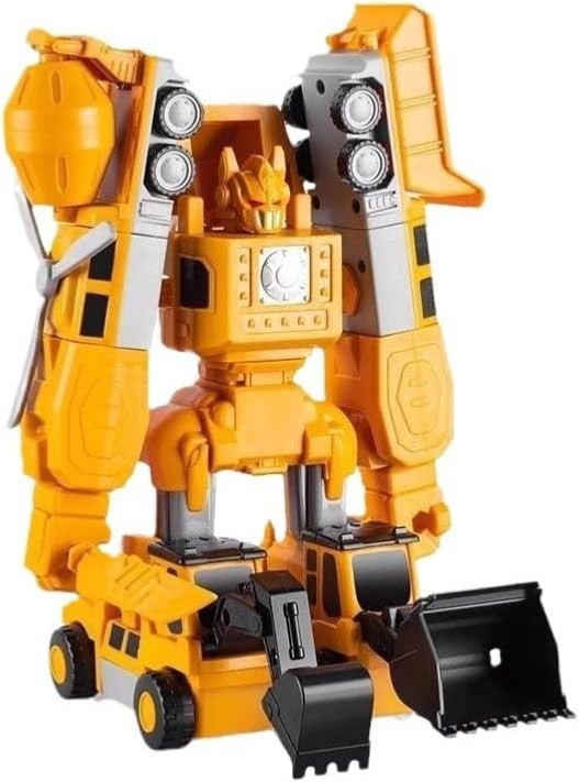 Magnetic Transform Engineering Car Assembled Toys with Storage Box, Toys for Tod