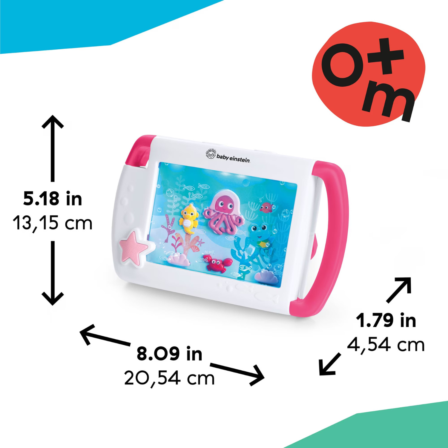 Baby Einstein Sea Dreams Soother Pink Portable Sound Machine Toy