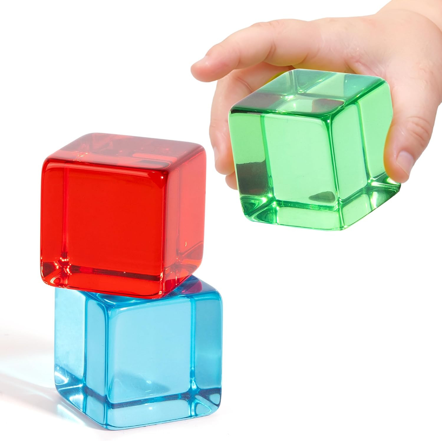 Large Building Blocks for Toddlers, Montessori Stacking Toys for 1 2 3 4 Year Ol