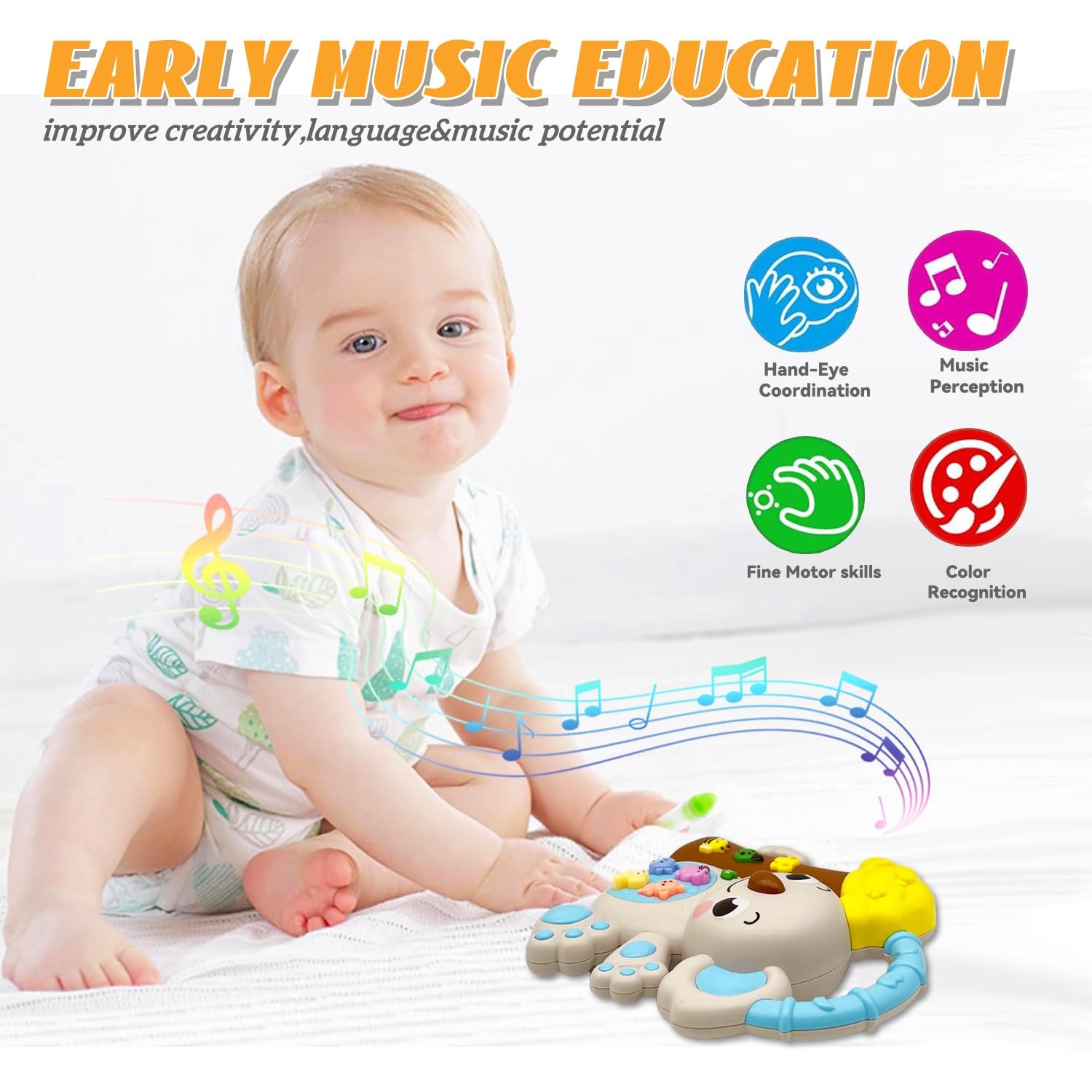 Baby Boy Girl Toys Gifts 12-18 Months Light Up Music Toddler Early Learning