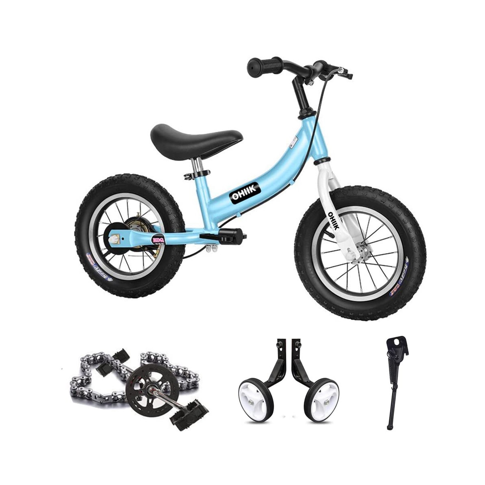 Balance Bike 2 in 1 for Kids 2 3 4 5 6 7 Years Old,Balance to Pedals Bike,12 …