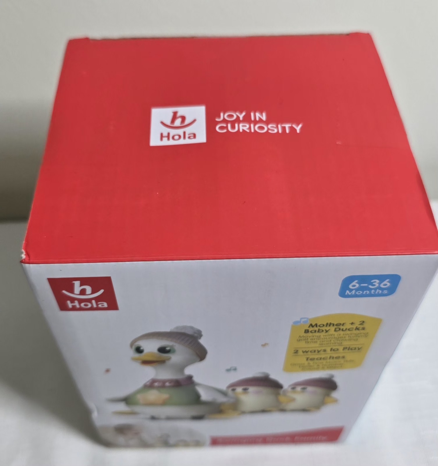 HOLA Swinging Duck Family Mother +2 Baby Ducks,Baby Toys 6-36 Months Musical New