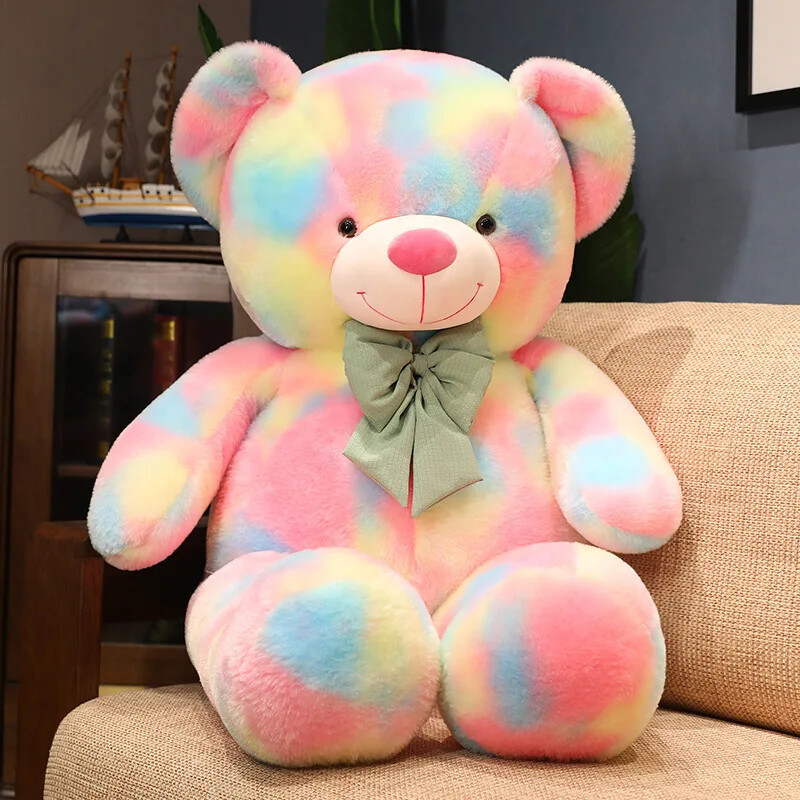 60/80cm Bear Plush Toy Doll Soft Plushies Pillow Girls Boys Children Birthday