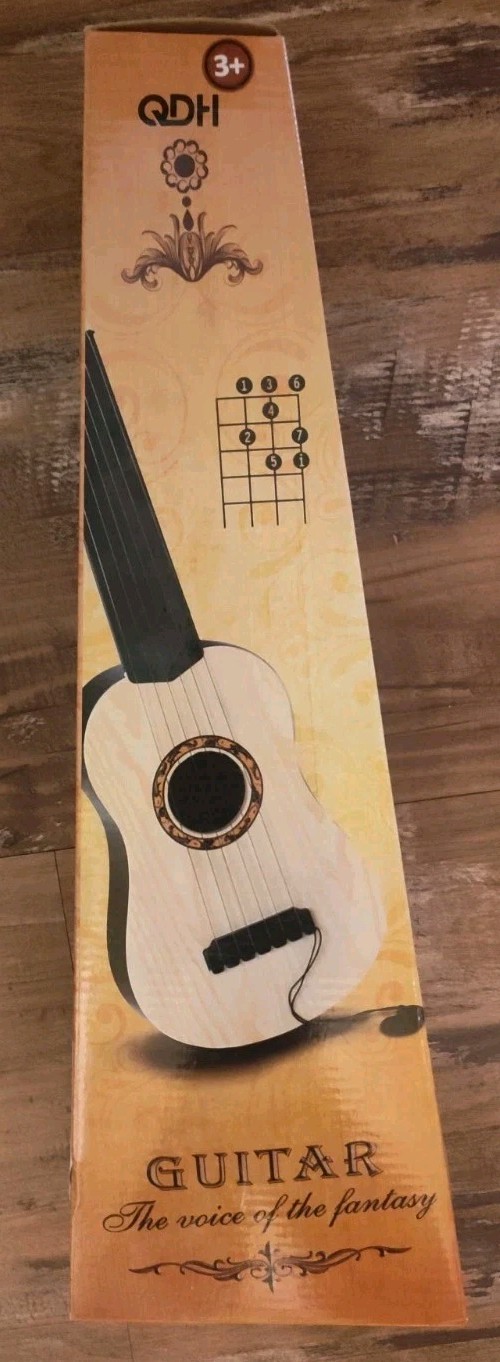17″ Mini Kids Toy Guitar 6 Strings Musical Instrument for Toddlers 3+