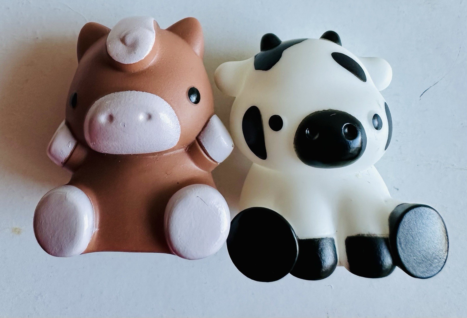 Lot Of 14 Farm Animals & Farmer Pretend Finger Puppets Toys Toddler Learning Toy