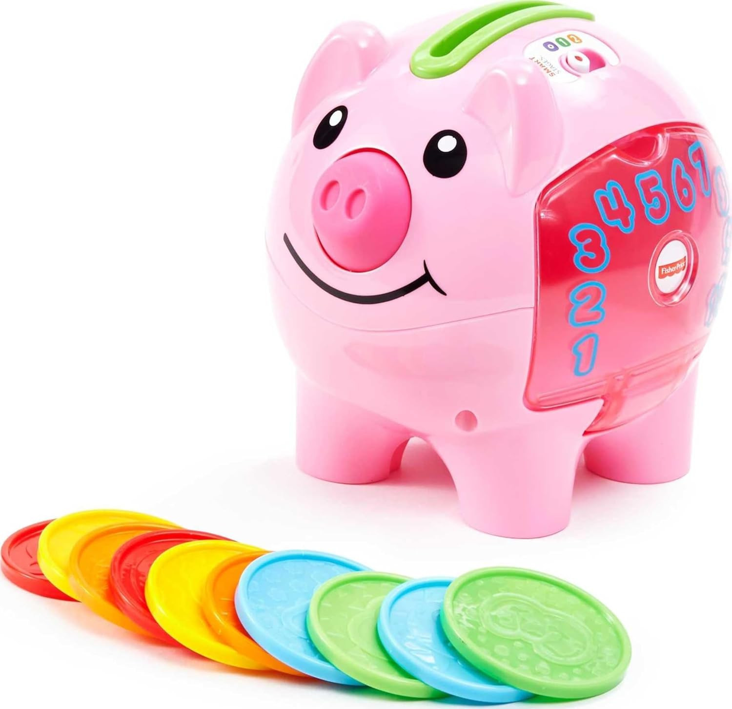 Baby & Toddler Toy Laugh & Learn Smart Stages Piggy Bank with Educational Songs