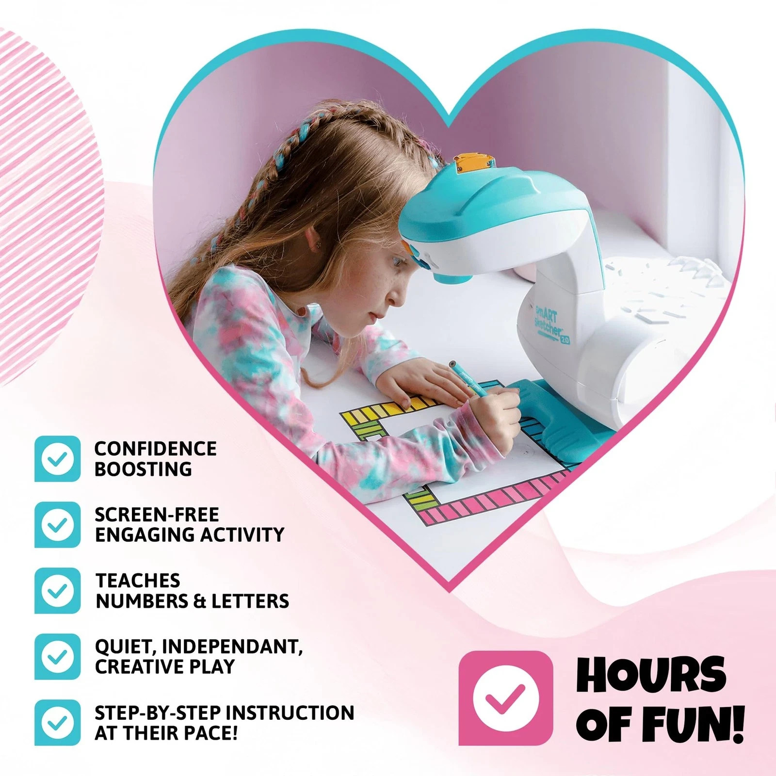 Flycatcher Smart Sketcher 2.0 Projector, Drawing and Tracing Projector for Kids
