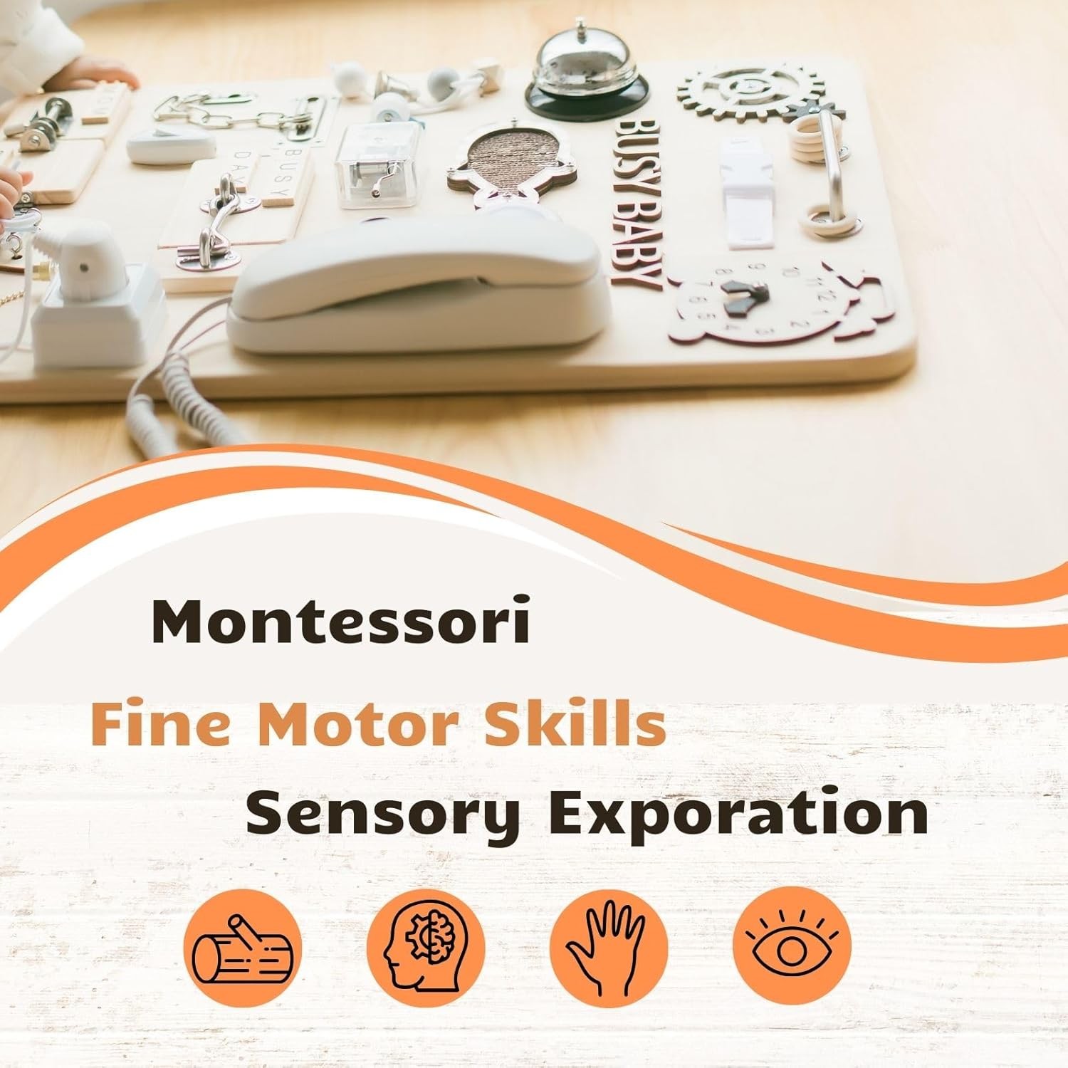 5 pieces Busy Board Diy Parts – DIY Materials for Parents – Sensory Board Access