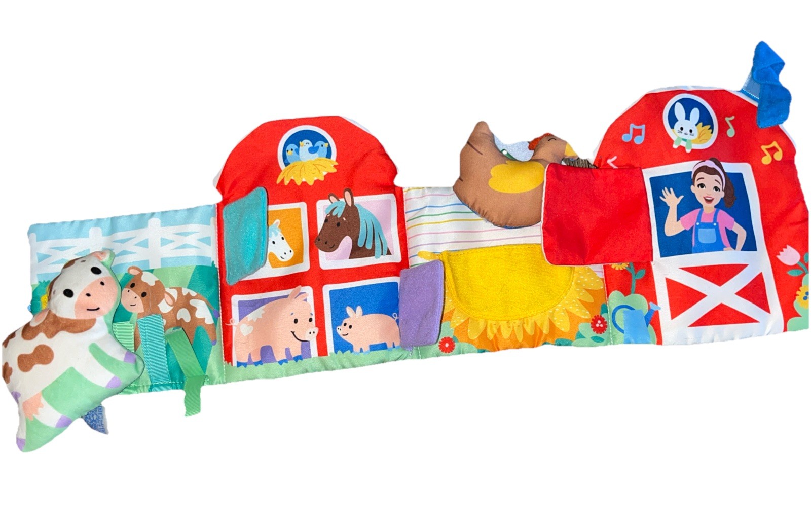 Ms. Rachel’s Farm Foldable Soft Book Farm Theme/FP Animal Friends Book 3 Pc _C6