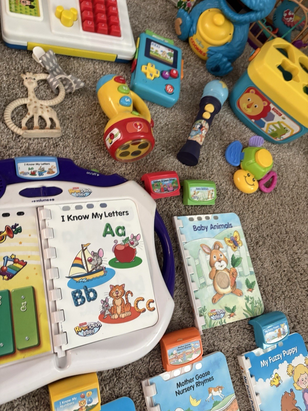 Huge Toddler Toy Lot Learning Toys Musical Piano LeapFrog Fisher Price VTech