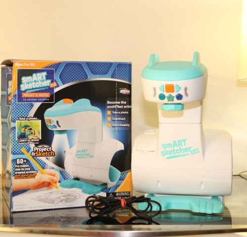 Flycatcher Smart Sketcher 2.0 Kids Projector 1 Cartridge & Adapter Cord TESTED
