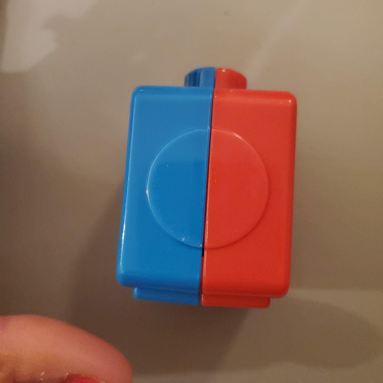 VTech Alphabet Activity Cube Replacement 2 Sided N I Blue Red Letter Block