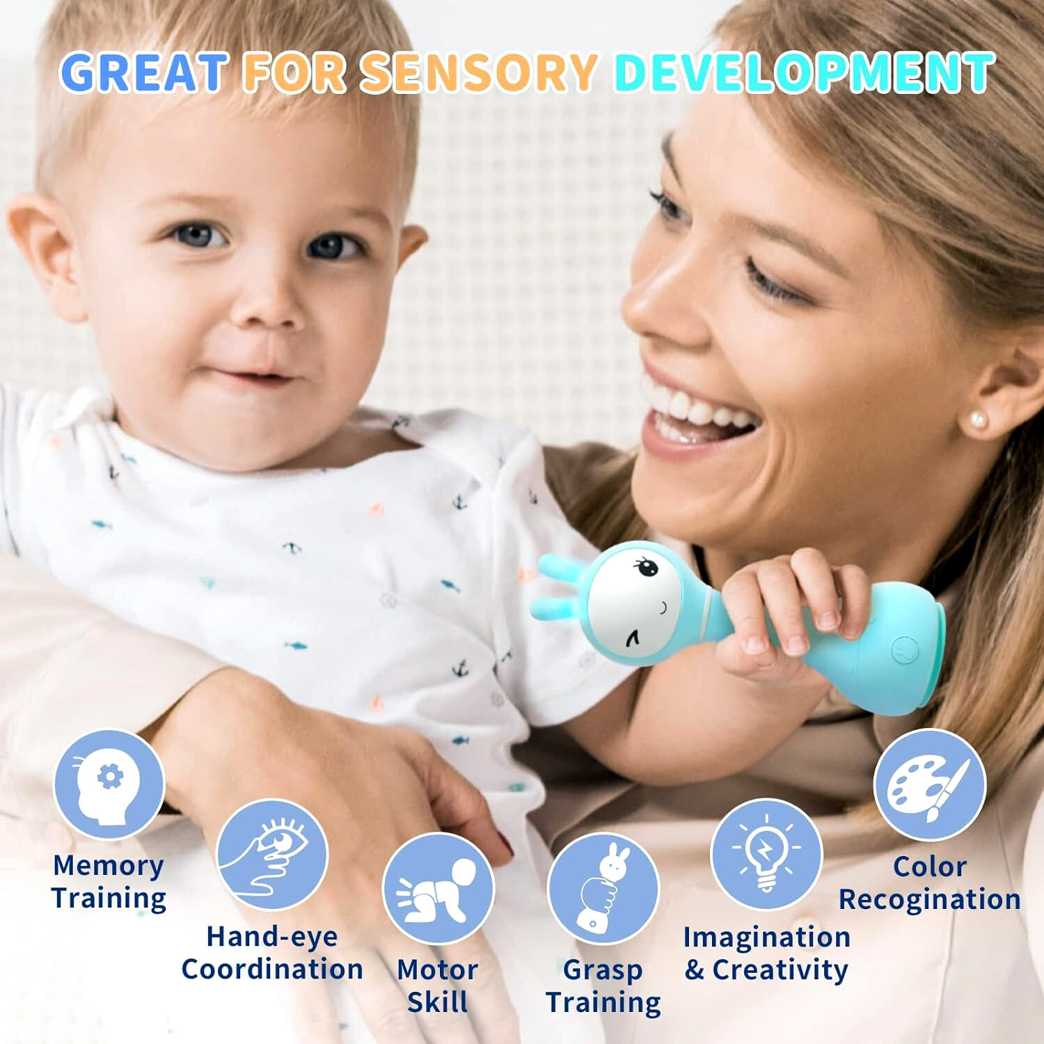 Alilo R1 Smarty – Shake & Tell Rattle w/ Music, Stories and Lullabies