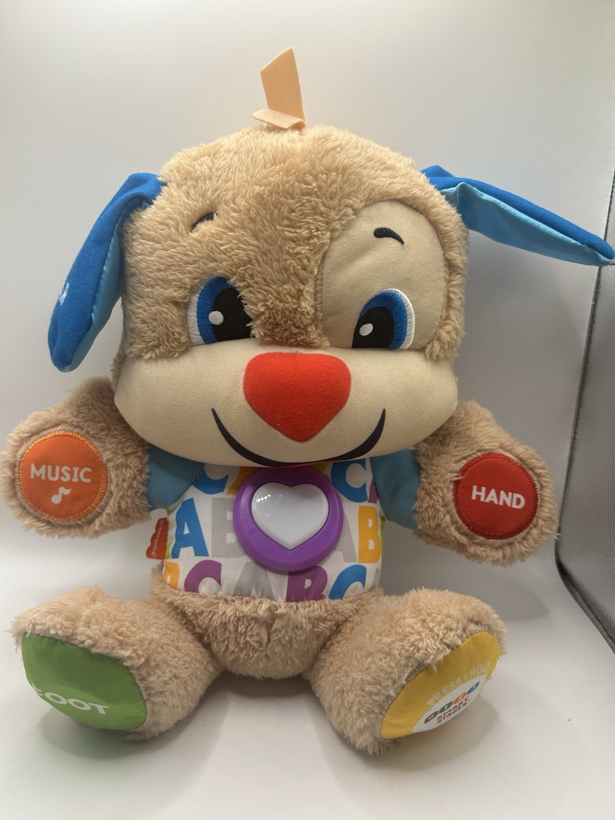 Fisher Price Laugh and Learn ABC Smart Stages Interactive Puppy Plush Dog