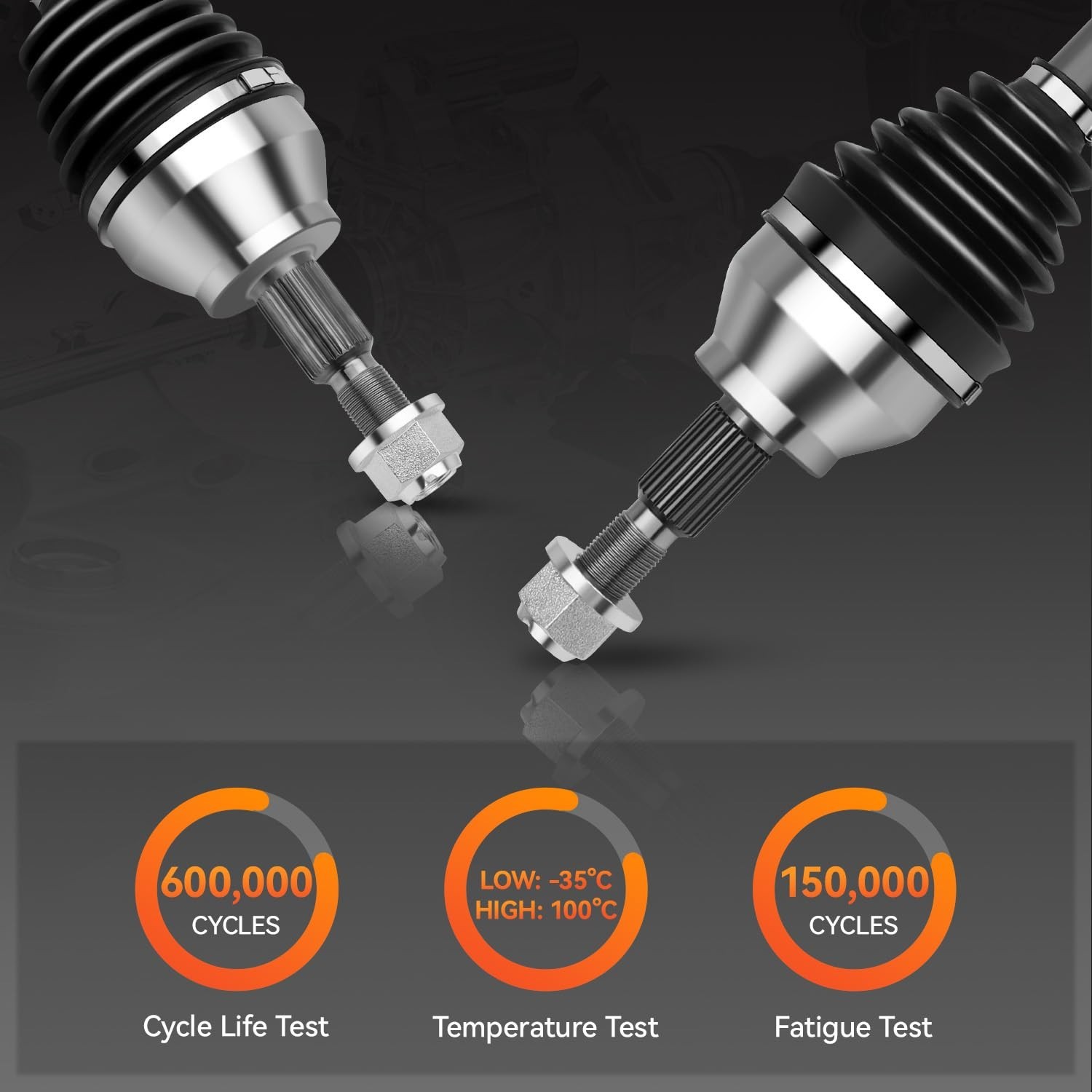 Front Left CV Axle Shaft Assembly Compatible with Ford F-150 2009-2014, Exped…