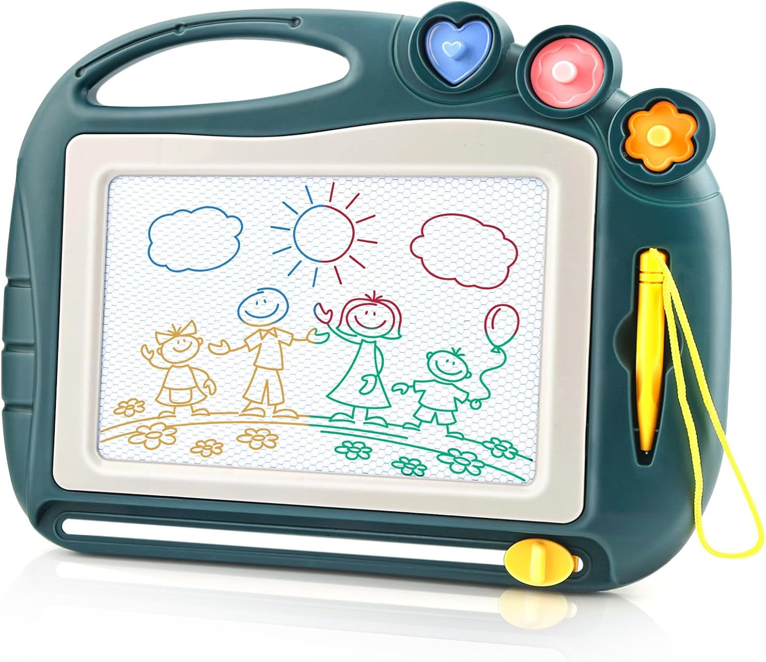 Magnetic Drawing Board, Toddler Toys for Age 1 2 3 Boys Girls, Sketch Pad